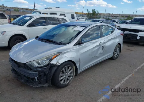 2015 Hyundai Elantra Se from USA, damaged, VIN 5NPDH4AEXFH638540